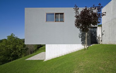 modern ev doğa ile çevrili