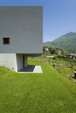 modern ev doğa ile çevrili