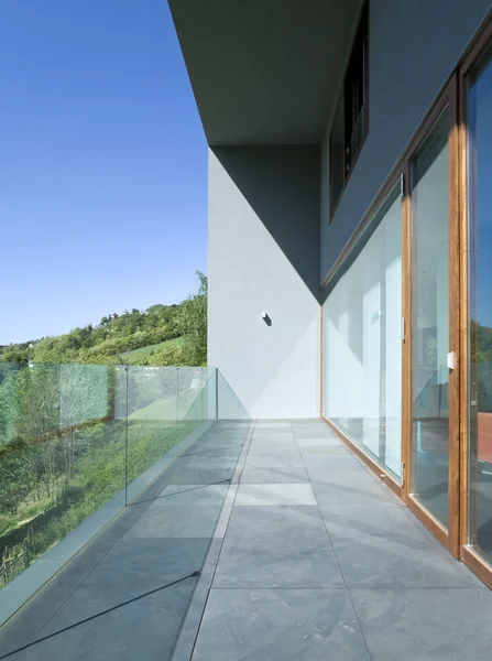 Építészet a modern, veranda — Stock Fotó