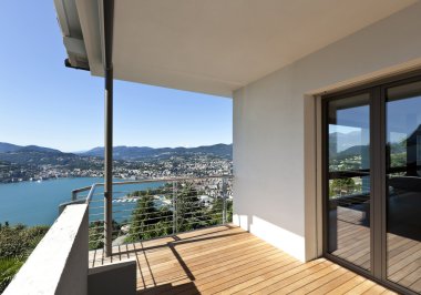 Modern Daire, balkon