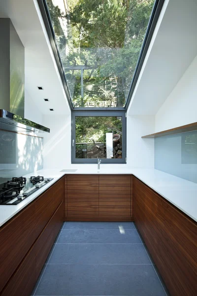 Modern empty apartment, kitchen — Stock Photo, Image