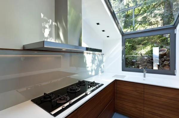 Moderní prázdného bytu, kuchyně — Stock fotografie