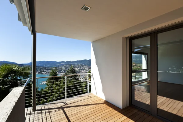 Modern apartment, balcony — Stock Photo, Image