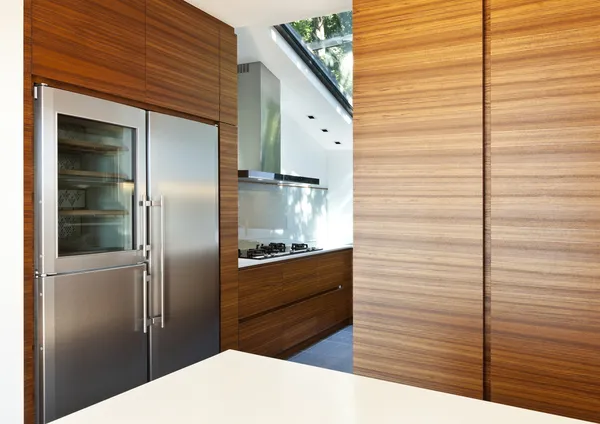 Modern empty apartment, kitchen Stock Photo