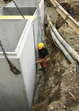 bir tersanelerinde iş işçisi