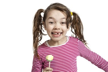 küçük kız, lollipop