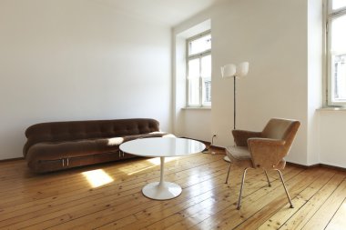 oturma odası, güzel daire kaplandı