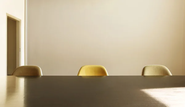 Dining table, nice apartment refitted — Stock Photo, Image