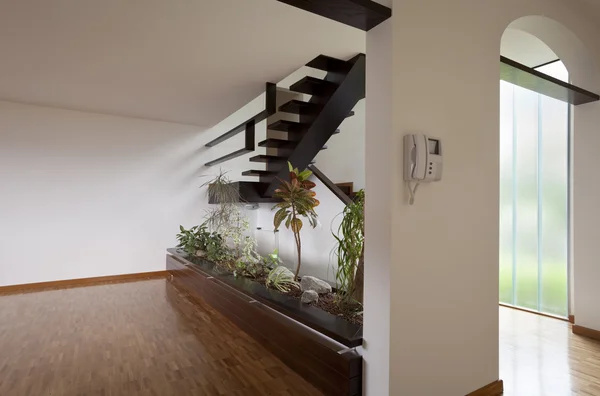 Schwarze Treppe — Stockfoto