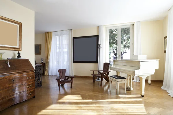 Klasický nábytek obývací pokoj — Stock fotografie