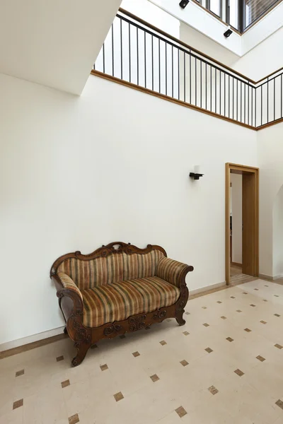 Corridor with antique furniture — Stock Photo, Image