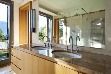 iç mekan, güzel bir daire, banyo