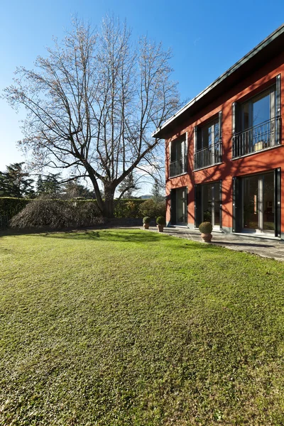 Red house, outdoor — Stock Photo, Image