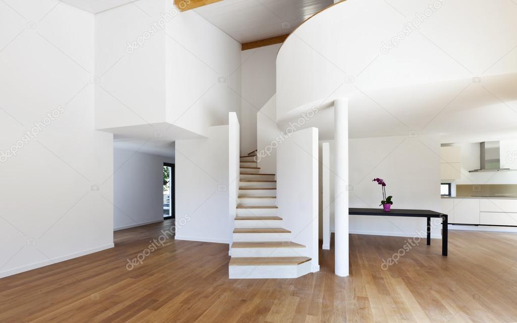 Interior modern house, large open space