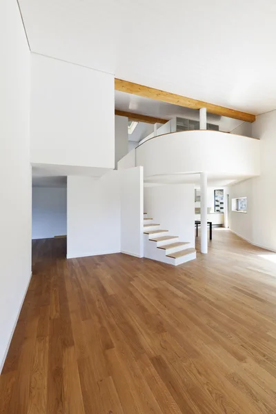 İç modern ev, büyük açık alan — Stok fotoğraf