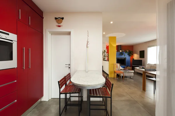 Appartement, keuken — Stockfoto