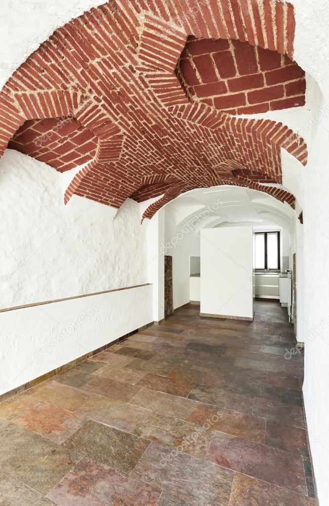 Old house, vaulted ceiling