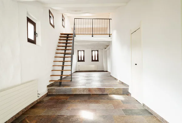 Large room with staircase — Stock Photo, Image