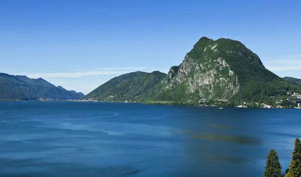 Lago Lugano — Foto de Stock