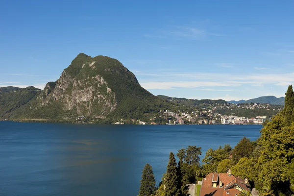 Lugano lake — Stock Photo, Image