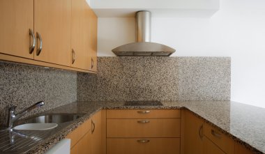 Modern Daire, mutfak görünümü