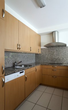 Modern Daire, mutfak görünümü