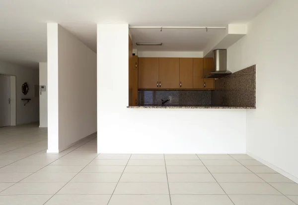 Modern appartement, keuken weergave — Stockfoto