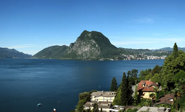 Lugano lake — Stockfoto