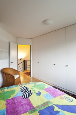 modern ev, yatak odası