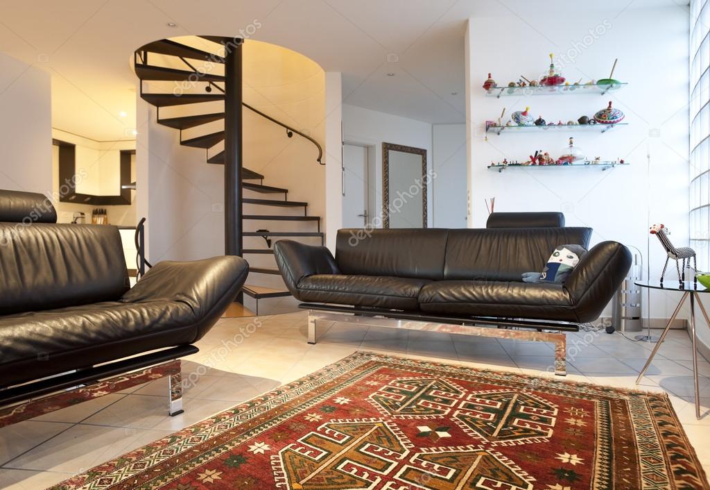Living room with the modern furniture — stock photo © zveiger ...