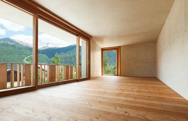 Habitación vacía con ventanas — Foto de Stock