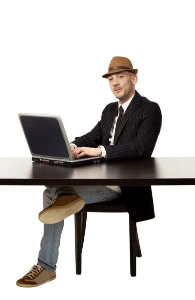 Retrato del hombre con sombrero —  Fotos de Stock