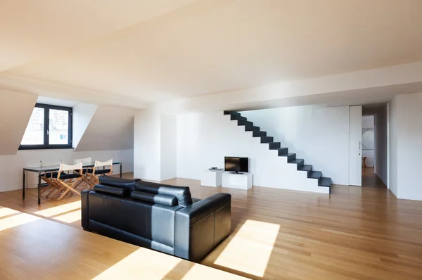 Living room, beautiful loft — Stock Photo, Image