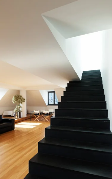 Interior loft, staircase — Stock Photo, Image