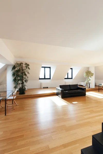 Bellissimo loft, soggiorno — Foto Stock