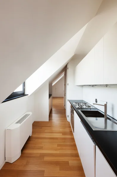 Cozinha moderna, loft — Fotografia de Stock