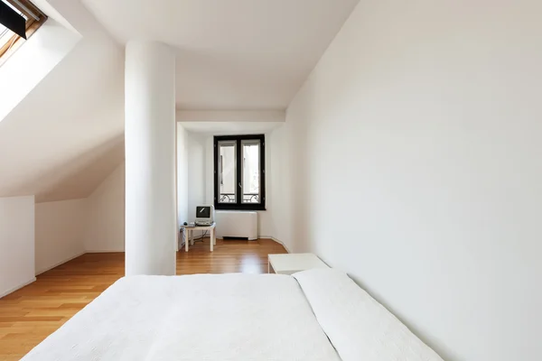 Bedroom interior, loft — Stock Photo, Image