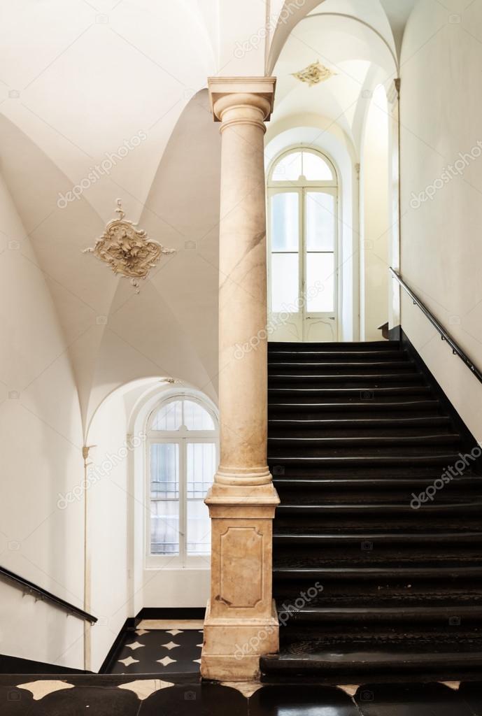 Ancient staircase, historic building