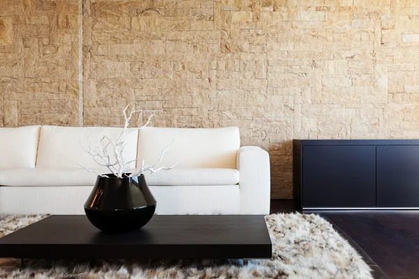 Living room, luxury apartment — Stock Photo, Image