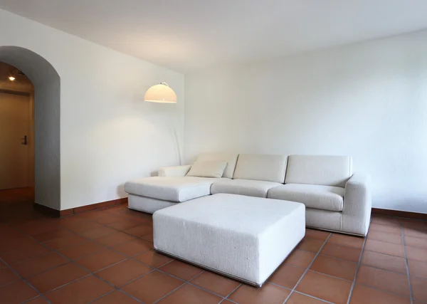 Loft interior, dormitorio — Foto de Stock