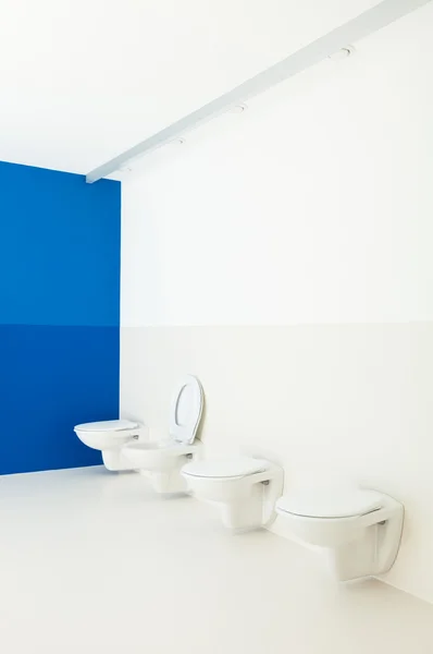 Openbare badkamer, toiletten — Stockfoto