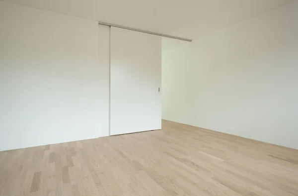 Chambre vide avec porte coulissante — Photo