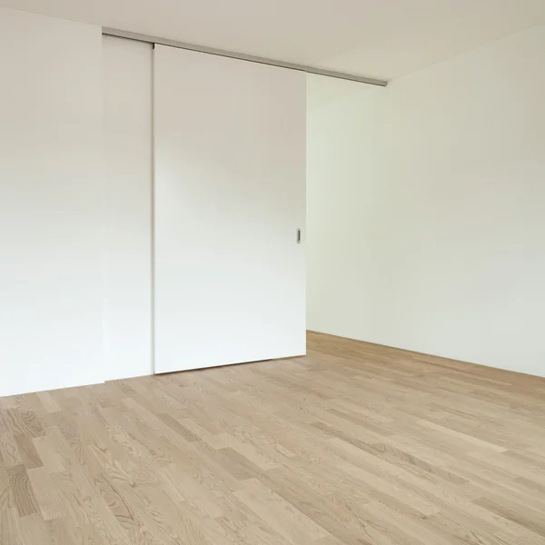 Empty room with sliding door — Stock Photo, Image