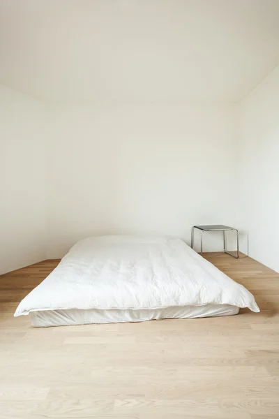 Bedroom Interior  with mattress — Stock Photo, Image