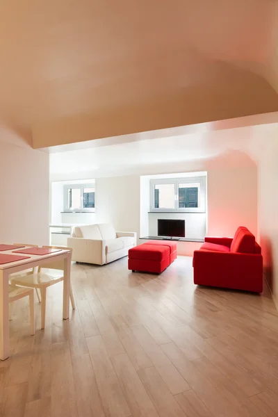 Apartament, nowoczesne meble — Zdjęcie stockowe