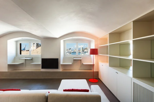 モダンな家具、インテリア美しいアパート — ストック写真