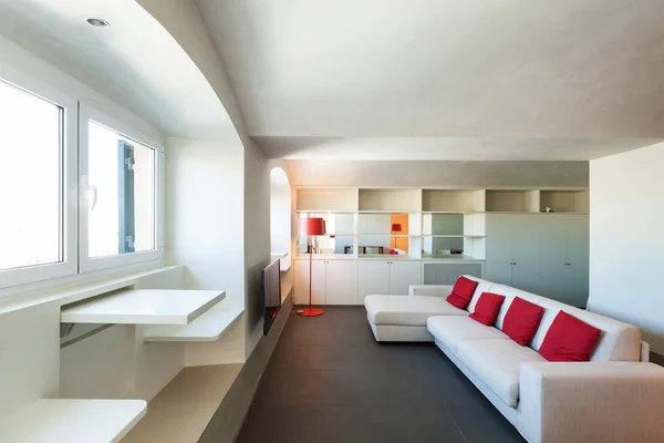 Interieur mooi appartement, modern meubilair — Stockfoto