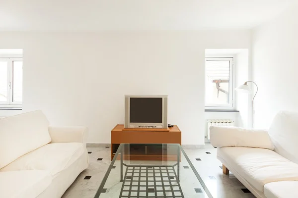 Apartmán, obývací pokoj — Stock fotografie