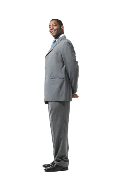 Ritratto di uomo d'affari nero — Foto Stock