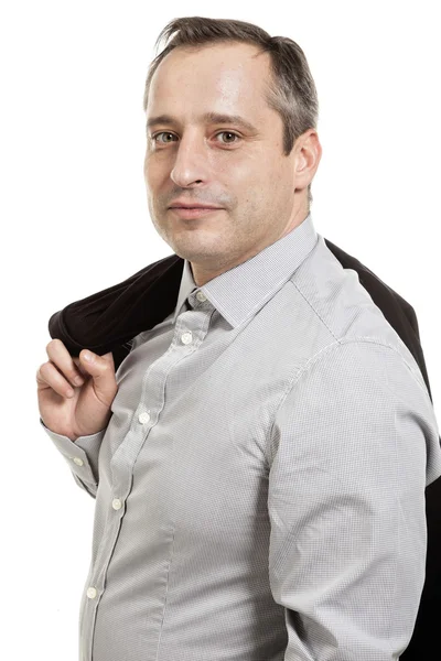 Zakenman in shirt — Stockfoto